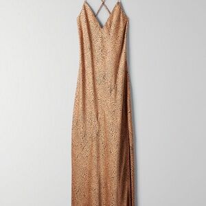 Aritzia Babaton Leopard Slip Dress